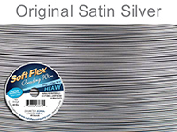 Soft Flex Beading Wire, Satin Silver, .024 Inch, 100 Feet||BDC-425.00