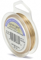 Artistic Colored Silver Wire, Gold, 26 Gauge, 30 Yards||BDC-827.33