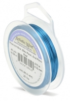 Artistic Colored Silver Wire, Peacock Blue, 28 Gauge, 40 Yards||BDC-828.31