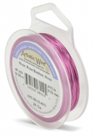 Artistic Colored Silver Wire, Rose, 28 Gauge, 40 Yards||BDC-828.32