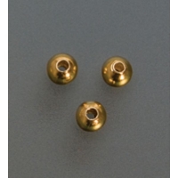 Gold Plated Seamed Beads, 3 Millimeter, Pack of 1000||BDS-243.05