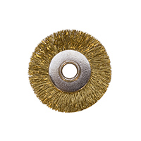 3/4" UNMOUNTED BRUSH-BRASS, CRIMPED, 1/8" hole||BRS-320.00