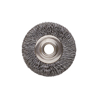 3/4" UNMOUNTED BRUSH-STEEL, CRIMPED, 3/32" hole||BRS-325.20