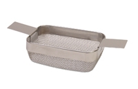 Rectangular Cleaning Basket, Standard Mesh, 4 by 3 by 1-1/2 Inches||CLN-651.00