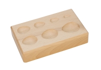 Hardwood Forming Block, Pear Depressions, 6-1/4 by 4 by 1-1/4 Inches||DAP-156.00