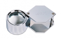 Loupe, 10X Hex Triplet, Silver, 21.5 Millimeter||ELP-746.03