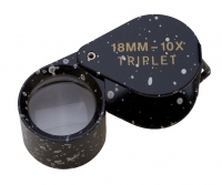 Diamond Loupe, 10X Triplet, Black Marble, 18 Millimeters||ELP-753.07