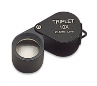 Diamond Loupe, 10X Triplet, Black, 20.5 Millimeters||ELP-759.01