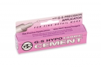 G-S Hypo Fabric Cement, 1/3 ounce||GLU-106.00