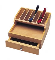Wood Plier Rack with Drawer||HOL-309.00
