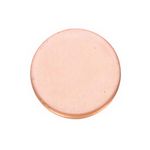 Copper Shape, Circle, 1 inch, 6 Pieces||MET-100.06