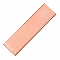 Copper Sheet, Rectangle, 1/2 by 7/8 Inch, 6 Pieces||MET-120.43