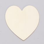 BRASS 24ga- 1-3/8" x        1-1/2"  LARGE HEART - Pack of 6||MET-436.10