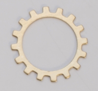 Brass Open Gear, 24 Gauge, 3/4 Inch, Pack of 144||MET-450.46G