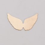 BRASS 24ga - ANGEL WINGS - Pack of 6||MET-450.72