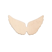 BRASS 24ga - ANGEL WINGS - Pack of 144||MET-450.72G