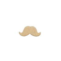 BRASS 24ga - SMALL MUSTACHE - Pack of 144||MET-450.78G