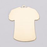 BRASS 24ga - LARGE T-SHIRT W/RING - Pack of 6||MET-460.68