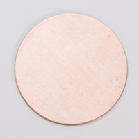 Copper Circle, 24 Gauge, 1 Inch, Pack of 6||MET-500.15