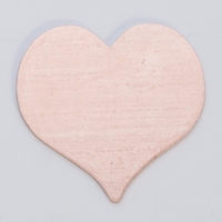 Copper Heart, 24 Gauge, 1 by 1/2 Inch, Pack of 144||MET-535.30G