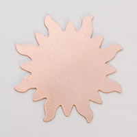 Copper Starburst, 24 Gauge, 1-1/4 Inch, Pack of 6||MET-550.28