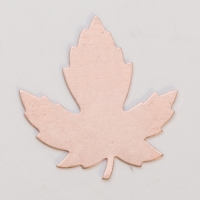 Copper Maple Leaf, 24 Gauge, 29 by 28 Millimeters, Pack of 144||MET-550.62G