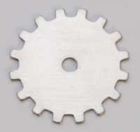 Nickel Silver Solid Gear, 24 Gauge, 3/4 Inch, Pack of 144||MET-650.52G