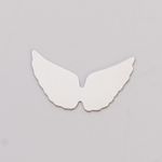 NICKEL SILVER 24ga - ANGEL WINGS - Pack of 6||MET-650.72