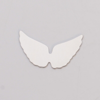 NICKEL SILVER 24ga - ANGEL WINGS - Pack of 144||MET-650.72G