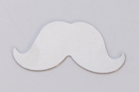 NICKEL SILVER - 24ga - LARGE MUSTACHE - Pack of 144||MET-650.76G