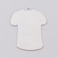 NICKEL SILVER - 24ga - SMALL T-SHIRT W/RING - Pack of 144||MET-660.70G