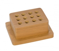 Premium Wood Punch Stand, 12 Holes||PKG-112.00