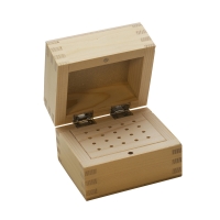Wood Storage Box, 20 Holes, 3 by 5 Inches||PKG-120.00
