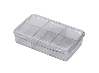 Compartment Box with Hinged Lid, 6 Compartments, 4-5/8 by 3 by 1-1/8 Inches||PKG-352.06