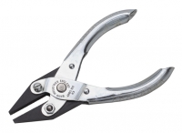 Parallel Action Pliers, Flat Nose, Serrated, 5 Inches||PLR-855.00