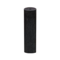 Unmounted Silicone Polisher, Cylinder, Black, Medium Grit, 12 Pack||POL-320.20