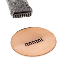 Design Stamp, Traditional, Comb Shape||PUN-102.34