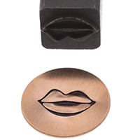 Elite Jumbo Design Stamp, 10 Millimeters, Lips||PUN-225.08