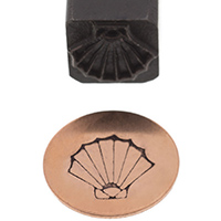 Elite Jumbo Design Stamp, 10 Millimeters, Sea Shell||PUN-225.18