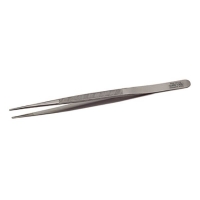 Medium Points Grooved Tweezer, Stainless Steel Matte, 6-1/2 Inches||TWZ-101.75