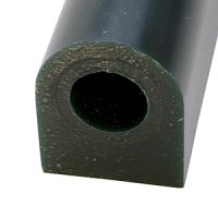 Carving Wax Ring Tube, Large Flat Side Tube, Dark Green||WAX-322.30