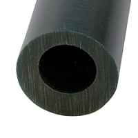 Carving Wax Ring Tube, Large Round Off-Center Hole Tube, Dark Green||WAX-322.70